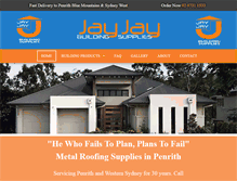 Tablet Screenshot of jayjaybuilding.com.au